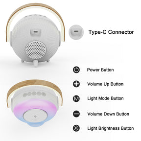 Depulat Music lamp ,10w Wireless Charging, Eggy