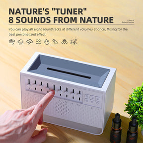 Depulat White Noise Machine & Essential Oil Diffuser Humidifier, 3 Timer, 200ML/6.76FL.OZ.